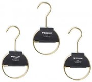 Conjunto De 6 Cabides Gärde Metalizados Para Acessórios Dourado - Sklum