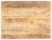 Tampo de mesa madeira de mangueira maciça 15-16 mm 90x70 cm