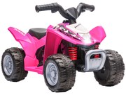 AIYAPLAY Quadriciclo Elétrico Infantil HONDA 18-36 Meses Rosa Avanço Automático Durável Seguro Design Compacto 65x38 5x43 5cm | Aosom Portugal