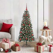 vidaXL Árvore de Natal Artificial Verde 120 cm PVC, Plástico e Aço