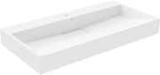 Mexen Ava lavatório de bancada de aglomerado 1/O 90 x 46 cm, branco - 23019001