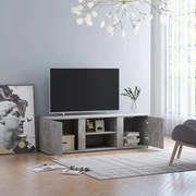 vidaXL Móvel de TV 120x34x37 cm derivados de madeira cinzento cimento