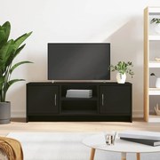 vidaXL Móvel de TV 102x30x37,5 cm derivados de madeira preto