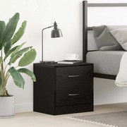 vidaXL Mesa de cabeceira 40x30x40 cm deriv. de madeira carvalho preto