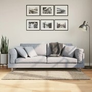 vidaXL Tapete de pelo alto com aspeto brilhante ISTAN 80x150 cm bege