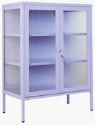 Vitrine em metal com vidro canelado The Mixer