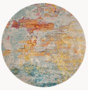 Tapete redondo de design com pelo curto Celestial