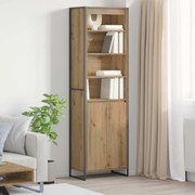 vidaXL Armários Altos 2 pcs Carvalho Artesanal 60 x 36 x 200 cm
