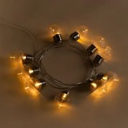 Guirlanda Led Com Carregador Solar De 2 M Nannas Branco Cálid - Sklum