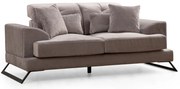 Sofá de 2 Lugares Frido – Cinzento Claro – 185x100x92 cm