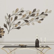 PAINEL DE PAREDE FERRO RAMO 115,5X6X65 CM MULTICOLORIDO