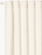 Cortinas opacas com multi-banda Karlin, conjunto de 2, L 135 cm