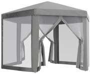 Outsunny Tenda Elegante Hexagonal para Eventos Metálica em Poliéster Cinza | Aosom Portugal