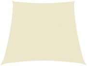 Para-sol estilo vela tecido oxford trapézio 3/4x3 m creme