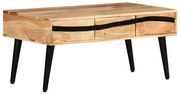 vidaXL Mesa de centro 88x50x42 cm madeira de acácia maciça