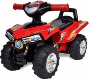 Carro motorizado vermelho com música e luzes