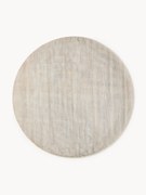 Tapete redondo artesanal em viscose Jane