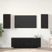 vidaXL Unidade de TV 2 pcs Carvalho preto Madeira processada