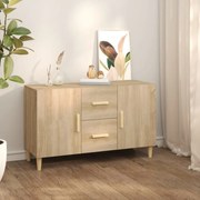 vidaXL Aparador 100x36x60 cm derivados de madeira carvalho sonoma