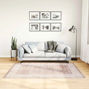 vidaXL Tapete lavável antiderrapante 120x180 cm bege