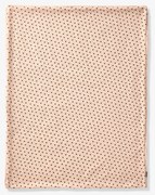 Manta em gaze de algodão e imitação pelo, LOVELY LEO estampado rosa