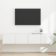 vidaXL Armário de TV de Parede 2 pcs Branco 60 x 31 x 29.5 cm