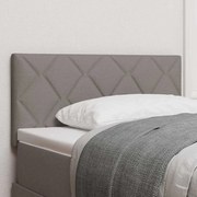 vidaXL Cabeceira Design Blocos de Diamante Bege 90 cm Tecido