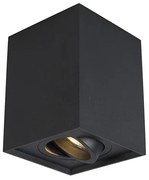 Foco Inteligente Preto Ajustável Incl. WiFi GU10 - Quadro Up