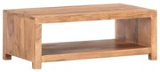 vidaXL Mesa de centro 80x45x30 cm madeira maciça