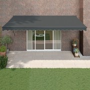 Toldo retrátil automático 5x3 m antracite