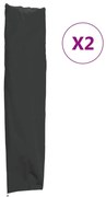 vidaXL Capas para guarda-sol de jardim 2 pcs 240x57/57 cm oxford 420D