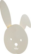 Candeeiro de parede infantil bege com LED regulável em 3 níveis - Benny the Bunny
