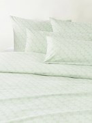 Capa de edredão em percal de algodão com padrão geométrico Inki