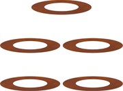 vidaXL adequado para Anéis de Árvore Planos 5 pcs Castanho Ø40 / 70 cm
