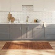 vidaXL Tapete retangular 80x200 cm bambu castanho