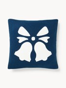 Capa de almofada bordada com desenho de sino Elysia