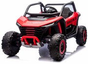 Carro elétrico infantil Racing Road 24V 2 Lugares 4x4 Rodas EVA Vermelho