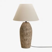 Rolos De Cerâmica E Linho Castanho Areia & ↑70 Cm - Sklum