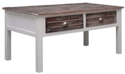 Mesa de centro 100x50x45 cm madeira castanho