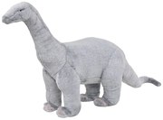 Brinquedo de montar dinossauro braquiossauro peluche cinza XXL