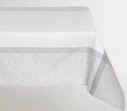 Toalha de Mesa de 1x1 metro 50% algodão 50% linho desenho em jacquard: Cinzento