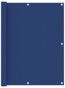 vidaXL Tela de varanda 120x300 cm tecido Oxford azul