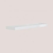 Prateleira De Parede Em Mdf Jario Madeira Branca & ↔︎ 90 Cm - Sklum