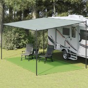 vidaXL Tapete de campismo para tenda 300x500 cm PEAD verde-claro