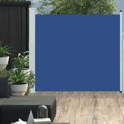 vidaXL Toldo lateral retrátil para pátio 170x300 cm azul