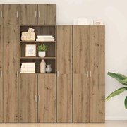 vidaXL Buffê 2 pcs Carvalho Artesanal 30 x 42,5 x 185 cm