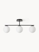 Candeeiro de teto em vidro opalino Atlanta