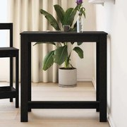 vidaXL Mesa de bar Carvalho Preto 102 x 50 x 103,5 cm