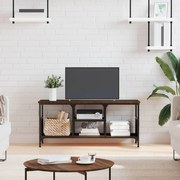 vidaXL Móvel de TV derivados de madeira/ferro carvalho castanho