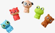 Conjunto de 5 marionetas de dedo multicolor